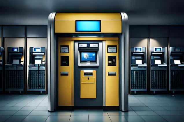 ATM credit card clipping path
