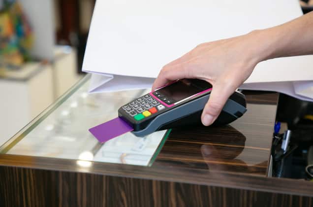 hand payment pos machine